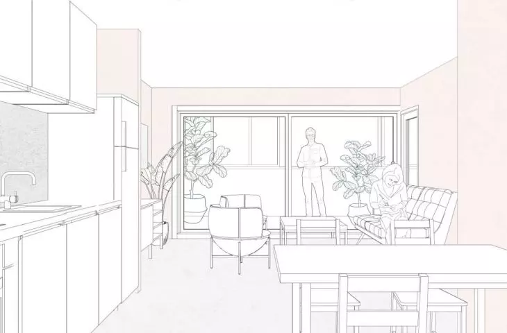 visualization of the new apartment