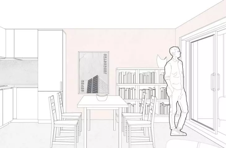 visualization of the new apartment