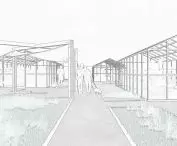 visualization of the greenhouse on the roof
