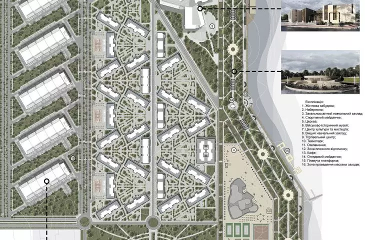 projekt ReCity autorstwa studentów Wydziału Architektury Narodowego Uniwersytetu Lotniczego w Kijowie