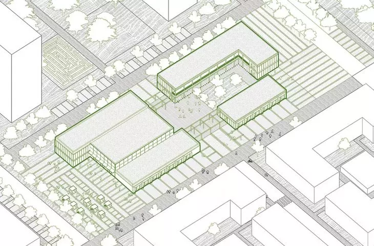 bazar Tożsamość, proj.: Klaudia Setniewska i Julia Szuniewicz, studentki Wydziału Architektury Politechniki Warszawskiej