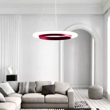 A colorful lamp is the perfect decorative accent
