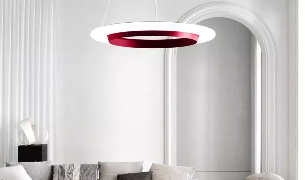 A colorful lamp is the perfect decorative accent