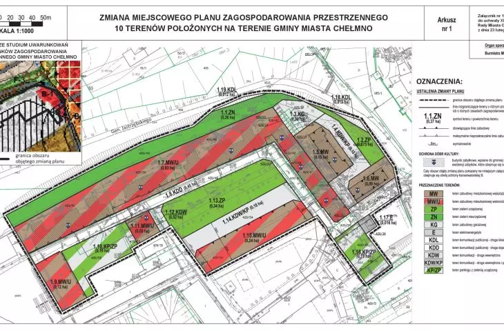 Drawing of the Local Development Plan for part of the former barracks area.