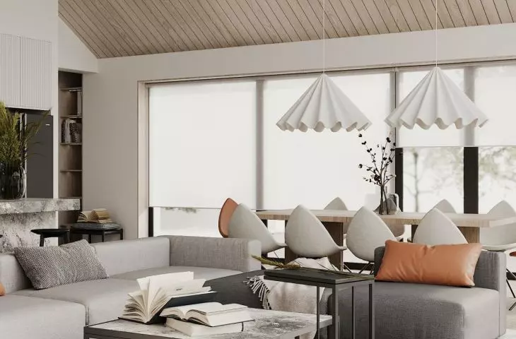 Interior combines modern style with minimalism