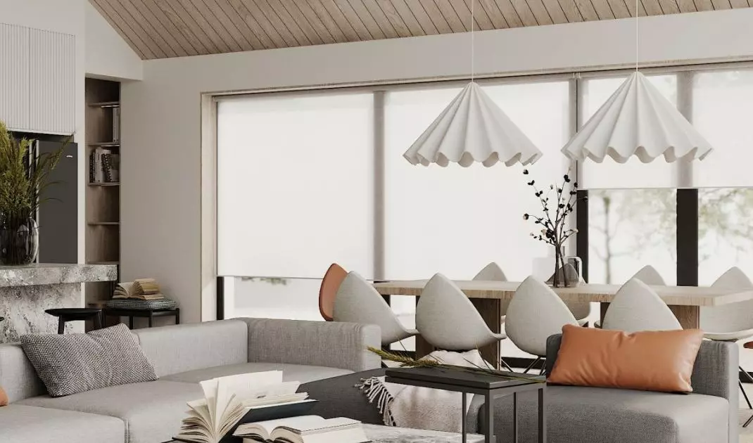 Interior combines modern style with minimalism