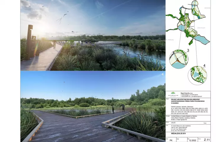 visualizations indicating the possible infrastucture used