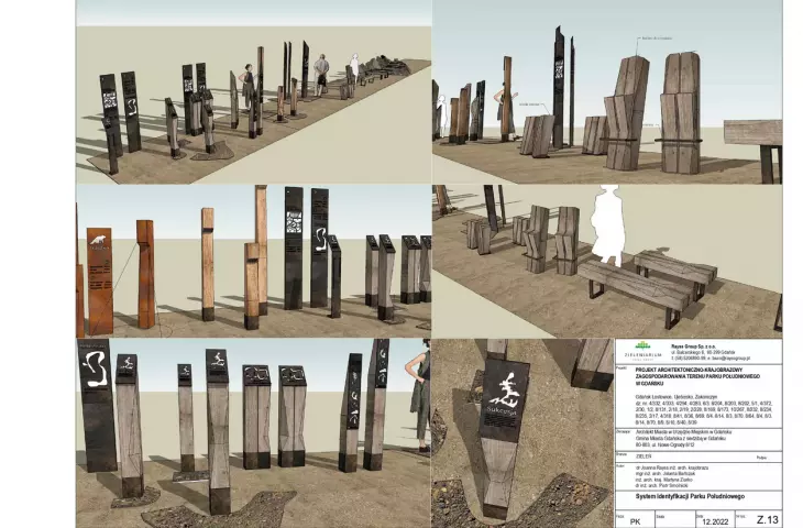 visualizations indicating the possible infrastucture used