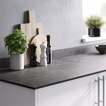 A key consideration is the material of the countertop