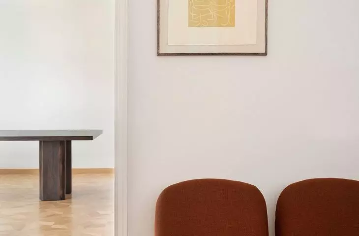 The reception area is decorated with a woodcut by Marta Wojtuszek