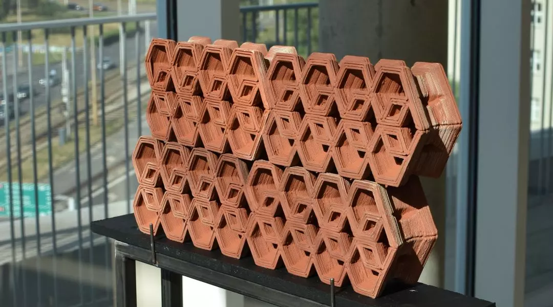 Nagroda Specjalna, proj.: Hose Pillar – ceramiczna cegła drukowana 3D