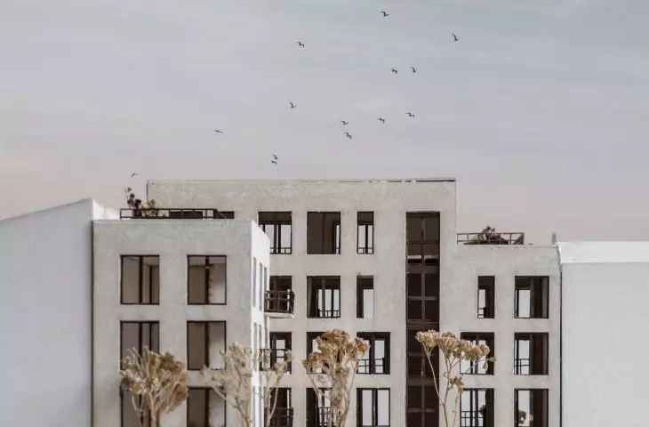 widok od strony podwórka