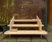 As part of the project, the group also made a table for cats