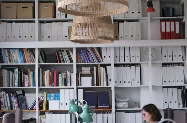 interior of the studio