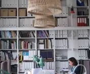 interior of the studio