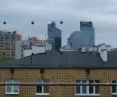 widok na panoramę Warszawy