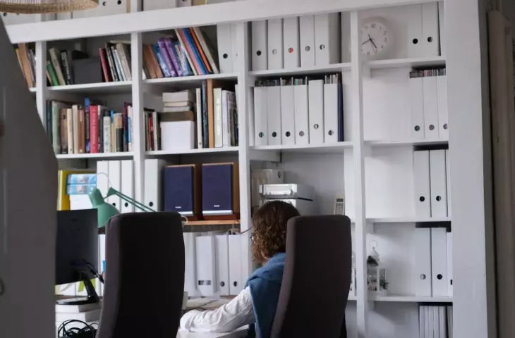 interior of the studio