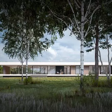 Horizontal house