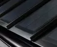 Lindab SolarRoof TM roof-integrated photovoltaic panels, black gloss
