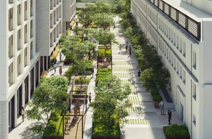 Visualization of the walkway