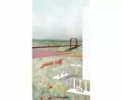 Plastic Platforms, a collage of pavilions