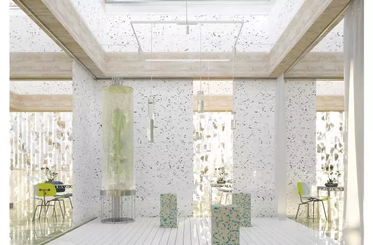 Visualization of the interior of the laboratory at Cergy