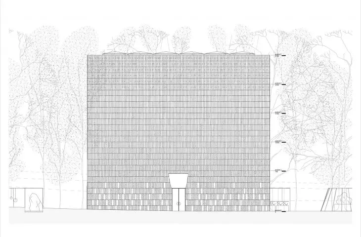 Building elevation in Cergy