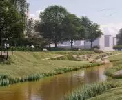 Meanders of the Warta River project, boulevards on the river