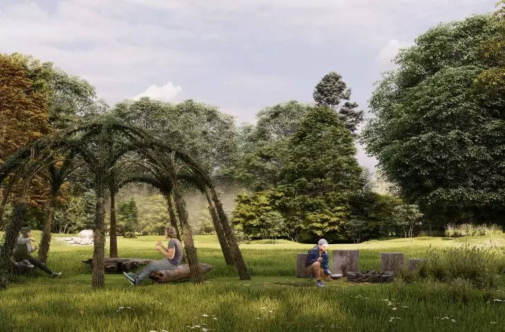 Meanders of the Warta project, a place of rest