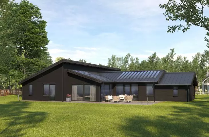 Lindab SolarRoof TM roof-integrated photovoltaic panels