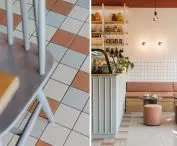 Pastelowe kafle są barwione w masie