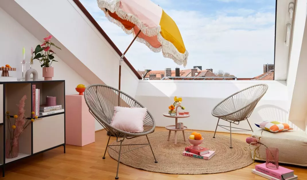 A beach substitute in your room will transport you to a surreal world