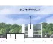 Eco-neighborhood in Katowice, a cross-section through the entire establishment