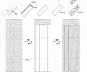 Schematic of facade panels