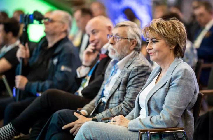 Hanna Zdanowska i profesor Tadeusz Markowski