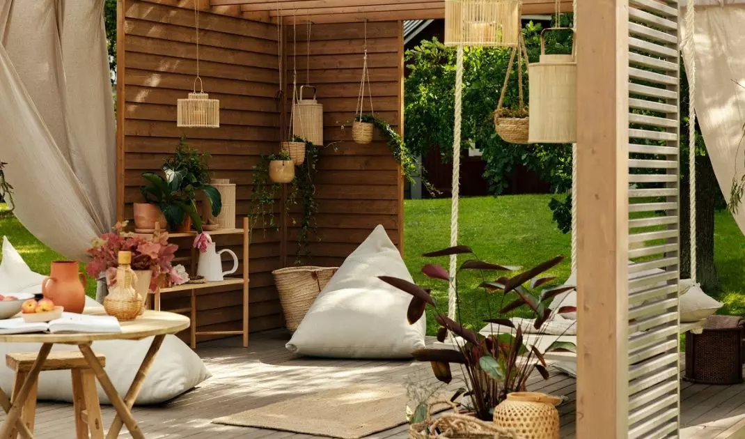 The gazebo will be a great place to relax 