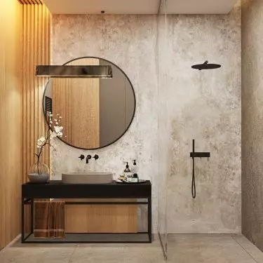 one of the bathrooms
