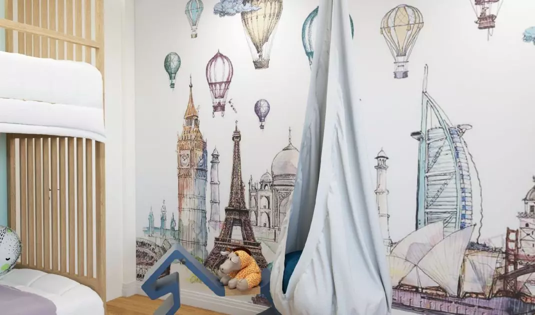 tapeta z motywami architektury
