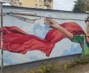 Gdańsk, mural czyli wybitne malarstwo architektoniczne zepchnięte do roli wypełniacza niechcianych przestrzeni z którymi nie wiemy co zrobić.
