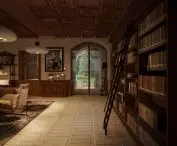 Wnętrze sali bibliotecznej