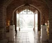 Entrance to the facility