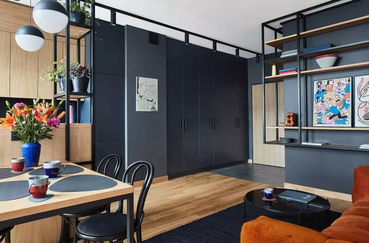 view of the living area