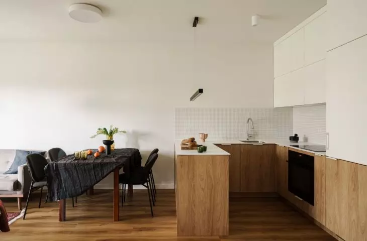 kitchen and dining room