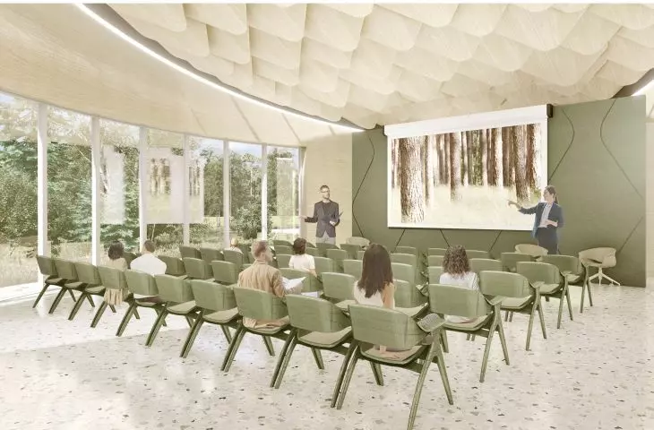 Wnętrze sali konferencyjnej