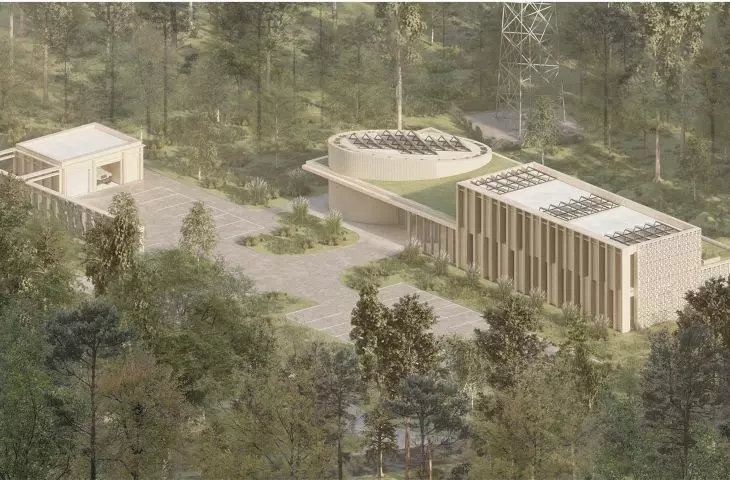  Projekt konkursowy budynku biurowego dla Nadleśnictwa Człuchów 