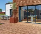 wood for terraces reinforced with Durapin technology