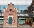 brick gate building - exhibition and workshop space