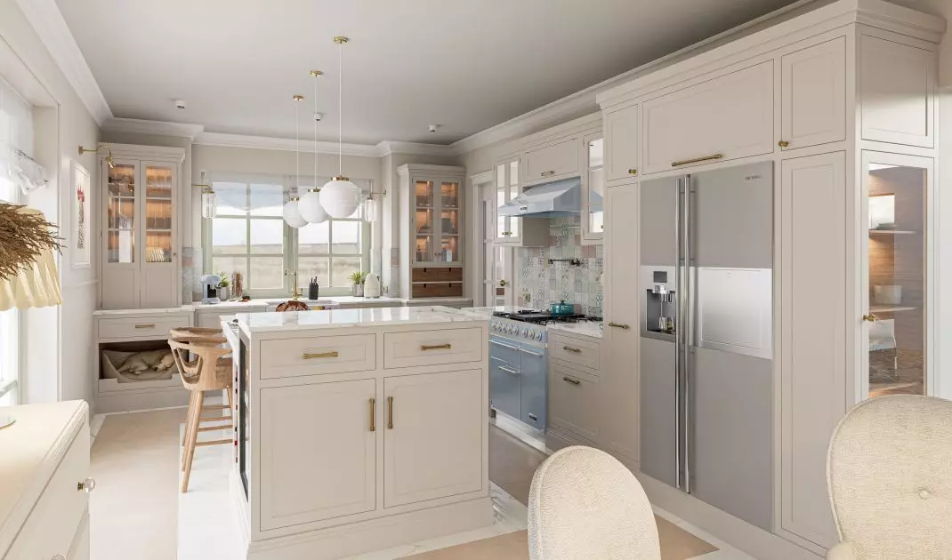 Pastel kitchen