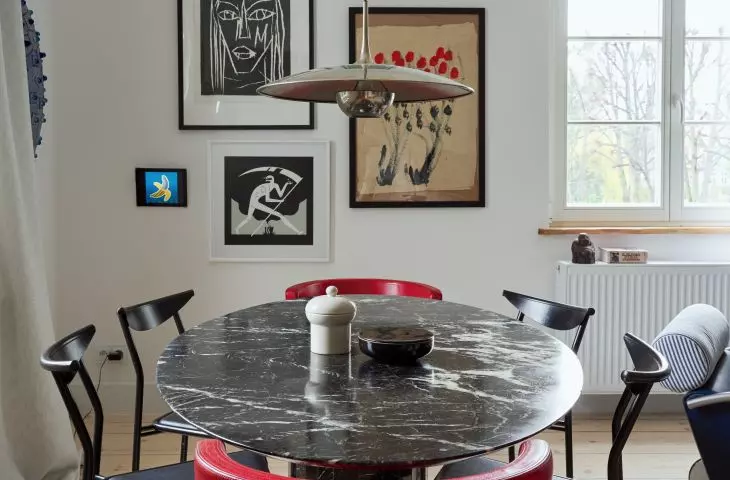 There is a lot of art in Jagna's house