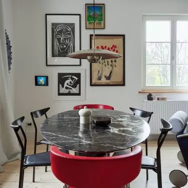 There is a lot of art in Jagna's house